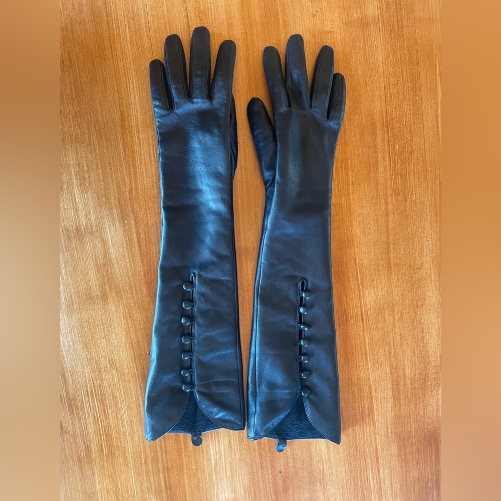 Overland Women’s Elbow Length 100% Lambskin Gloves, Size Medium